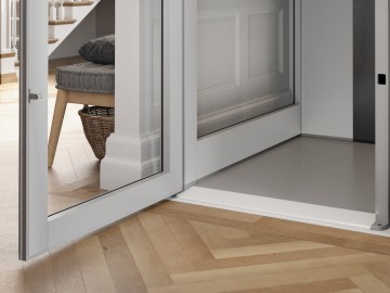 Bruno Connect XL home elevator in an second floor closet