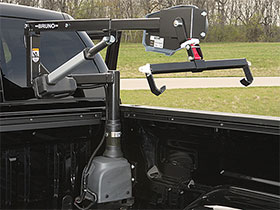 Bruno Out-Sider installed on the passenger side of a pickup