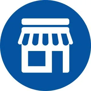 icon of a store front