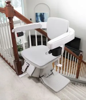 Bruno Elan Straight Indoor Stairlift SRE-3050 feature detail — Phoenix stair lifts by Electropedic