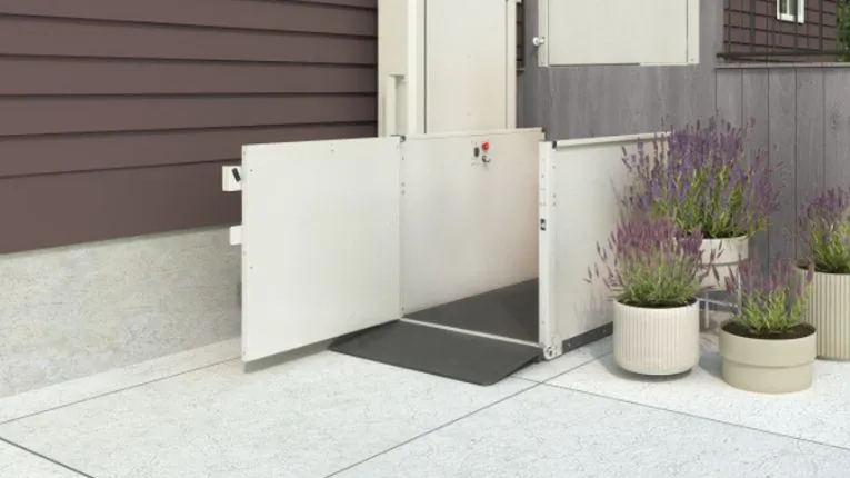 AccessBDD Bruno VPL · platform gate from ElectroEase Stair Lifts